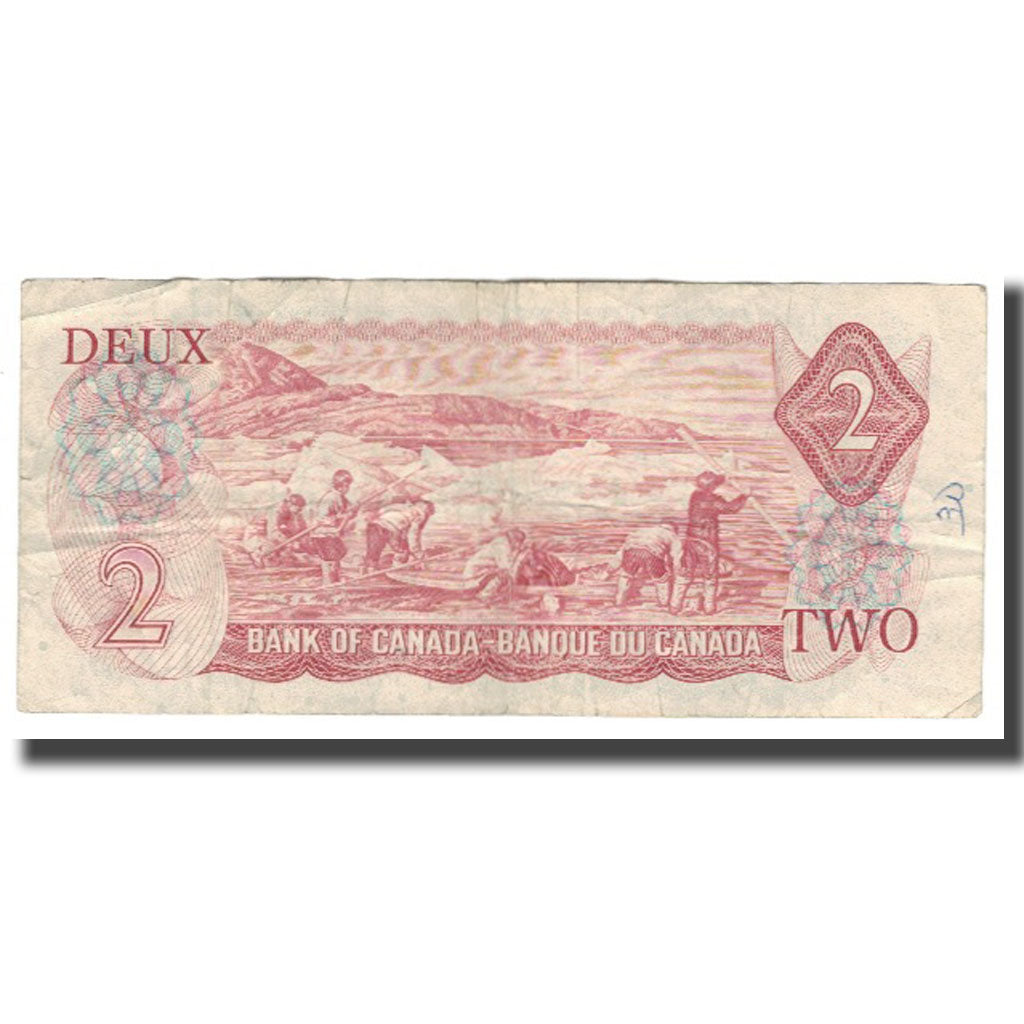 Banknote, Canada, 2 Dollars, 1974, KM:86a, EF(40-45)
