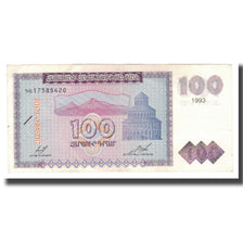 Billete, 100 Dram, 1993, Armenia, KM:36a, EBC