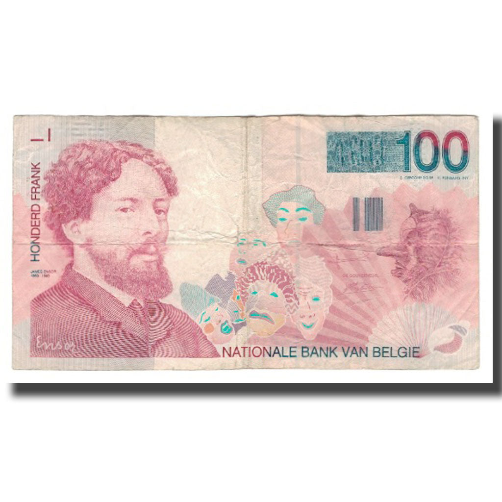 Banconote, Belgio, 100 Francs, Undated (1995-2001), KM:147, MB+