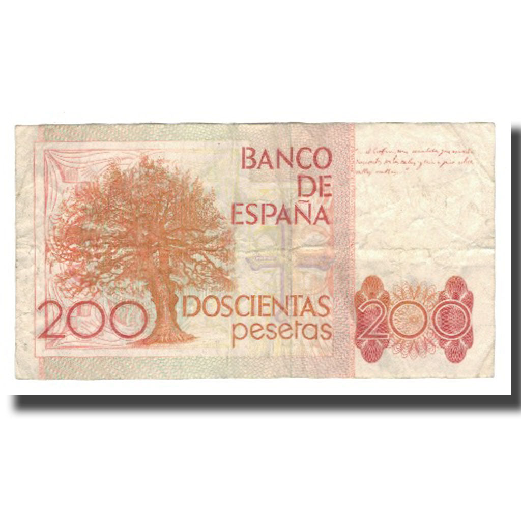 Banconote, Spagna, 200 Pesetas, 1980, 1980-09-16, KM:156, BB