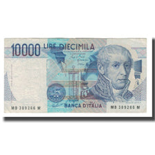 Banknote, Italy, 10,000 Lire, D.1984, KM:112a, AU(50-53)