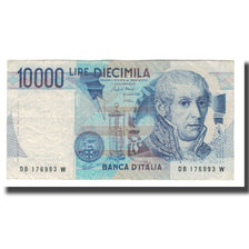 Banknote, Italy, 10,000 Lire, D.1984, KM:112a, EF(40-45)