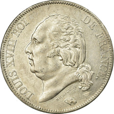 Coin, France, Louis XVIII, Louis XVIII, 5 Francs, 1821, Paris, AU(55-58)