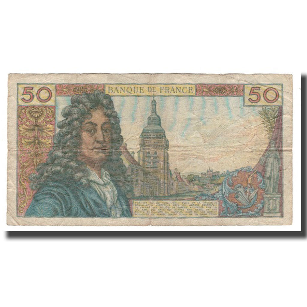Francia, 50 Francs, 1974, 1974-02-07, BC+, Fayette:64.26, KM:148d