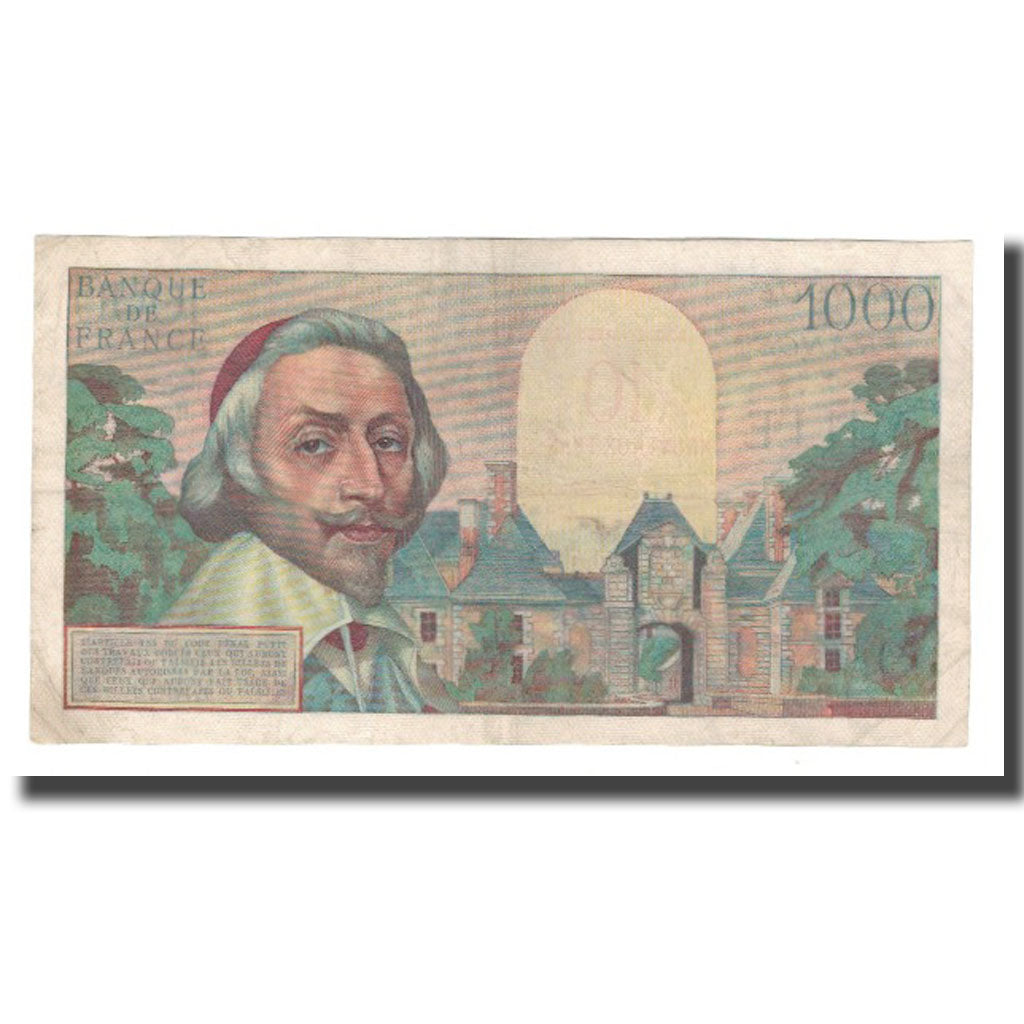 Francia, 10 Nouveaux Francs on 1000 Francs, 1957, 1957-03-07, MBC+