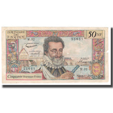 Francja, 50 Nouveaux Francs, 1959, 1959-09-03, VF(20-25), Fayette:58.03, KM:143a