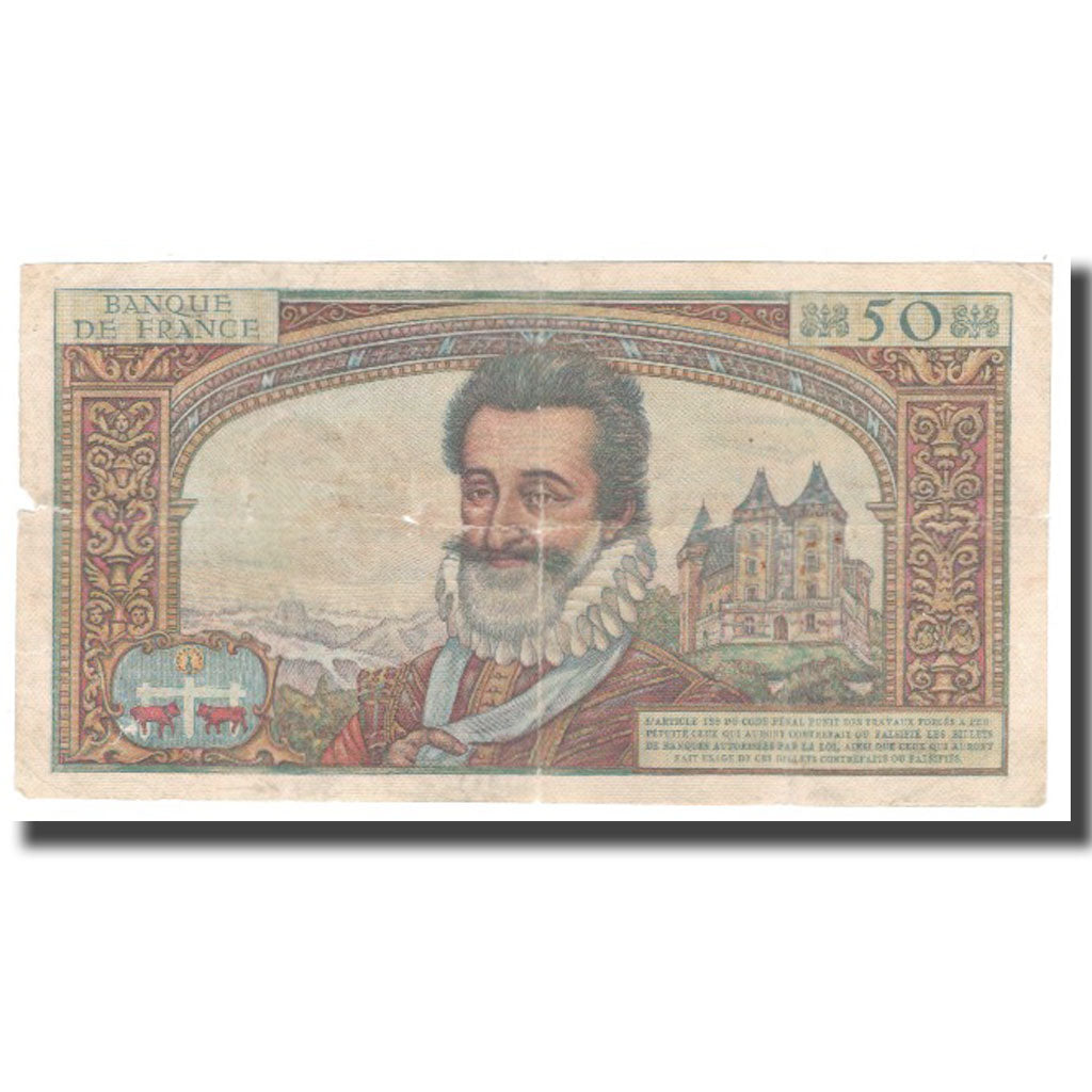 Frankreich, 50 Nouveaux Francs, 1959, 1959-09-03, S, Fayette:58.03, KM:143a
