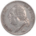Moneta, Francia, Louis XVIII, 5 Francs, 1824, Limoges, BB, Argento, KM:711.6
