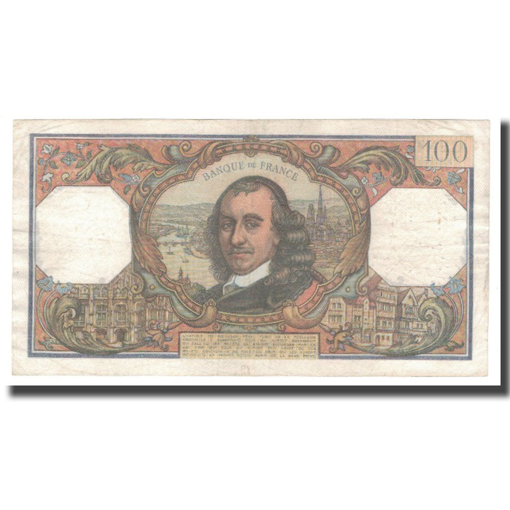 France, 100 Francs, 1969, 1969-11-06, AU(50-53), Fayette:65.28, KM:149c