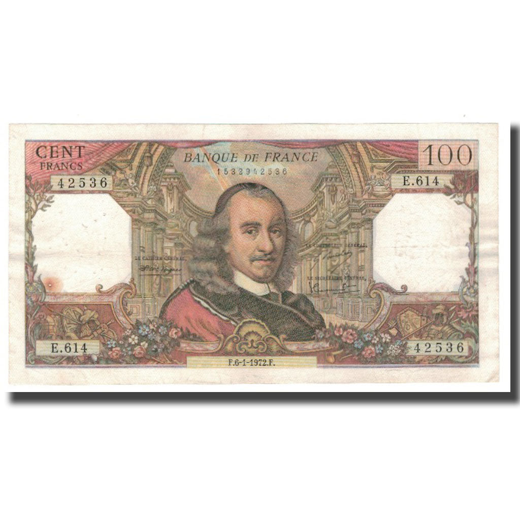 Frankreich, 100 Francs, 1972, 1972-01-06, SS, Fayette:65.38, KM:149d