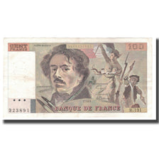 Francia, 100 Francs, 1989, MBC+, Fayette:69bis.13a, KM:154d