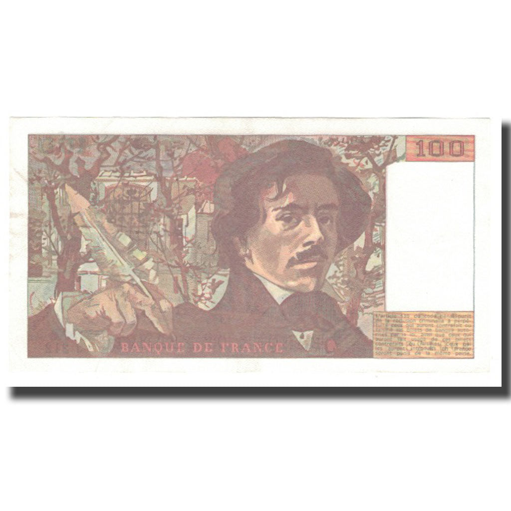 França, 100 Francs, 1993, UNC(65-70), Fayette:69bis.05, KM:154g