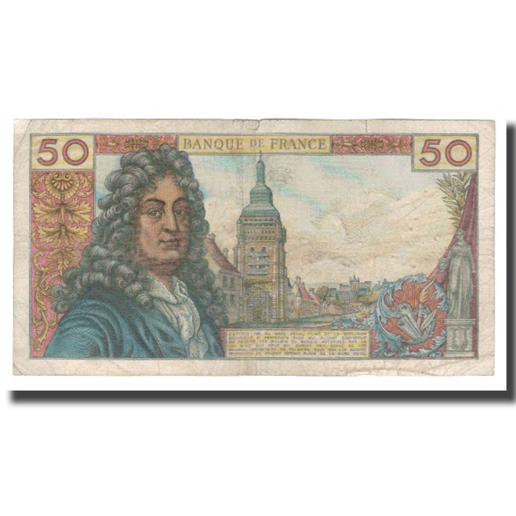 Frankreich, 50 Francs, 1969, 1969-11-06, S, Fayette:64.15, KM:148c