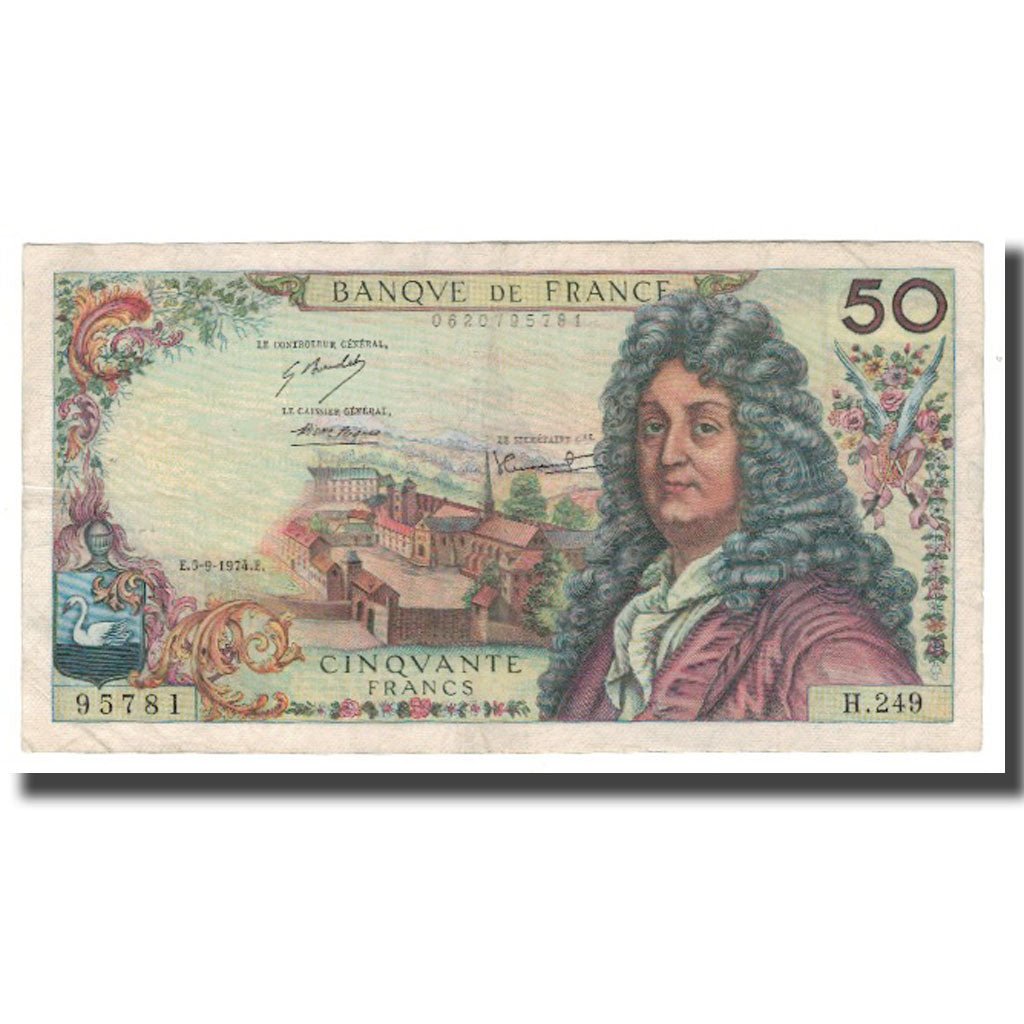 Francia, 50 Francs, 1974, 1974-09-05, BB, Fayette:64.27, KM:148d