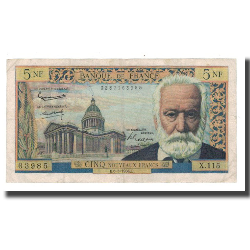 Francia, 5 Nouveaux Francs, 1964, 1964-05-06, BC+, Fayette:56.14, KM:141a