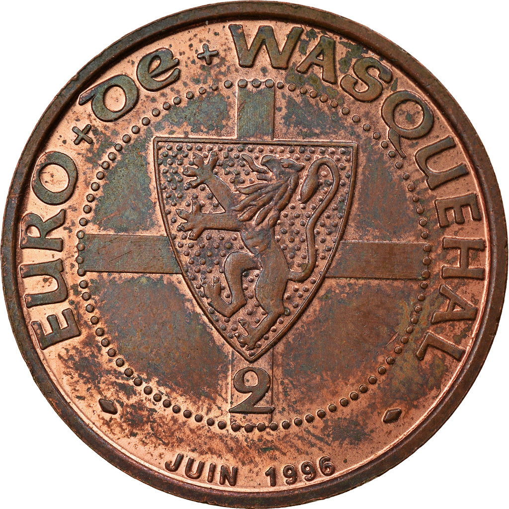 Francia, medaglia, 2 Euro de Wasquehal, 1996, BB+, Rame