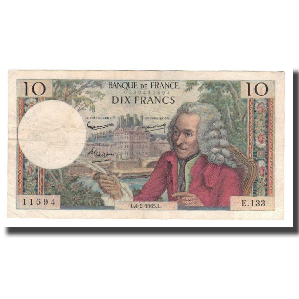 Francia, 10 Francs, 1965, 1965-02-04, BB, Fayette:62.13, KM:147a