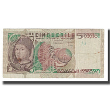 Banconote, Italia, 5000 Lire, 1979-1983, KM:105b, B+