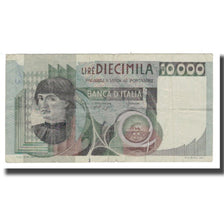 Biljet, Italië, 10,000 Lire, 1976-1984, KM:106a, B+