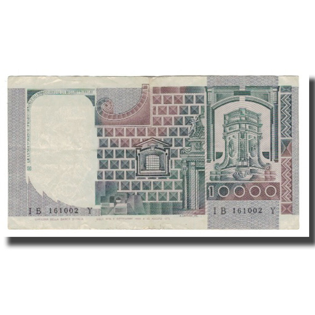 Banconote, Italia, 10,000 Lire, 1976-1984, KM:106b, MB+