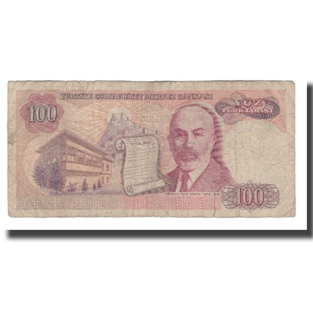 Geldschein, Türkei, 100 Lira, L.1970 (1984), KM:194b, SGE+