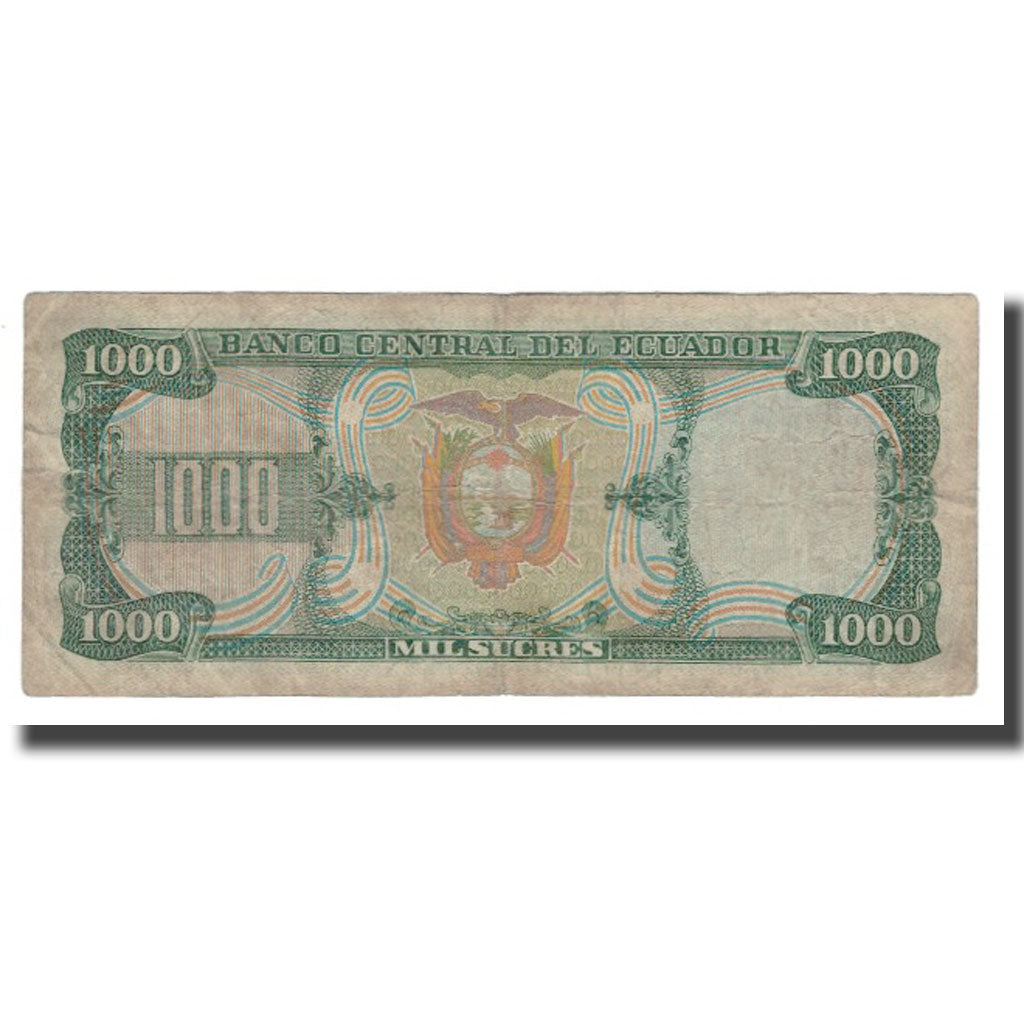 Banconote, Ecuador, 1000 Sucres, 1984, 1984-09-05, KM:125a, MB+