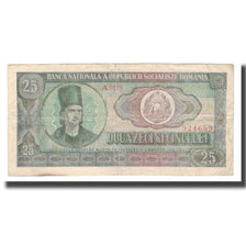 Billete, 25 Lei, 1966, Rumanía, KM:95a, BC
