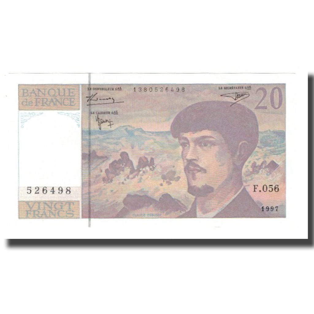 Francja, 20 Francs, 1980-1997, 1997, UNC(65-70), Fayette:66ter.02, KM:151i