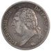 FRANCE, Louis XVIII, 5 Francs, 1824, Paris, KM #711.1, EF(40-45), Silver,...
