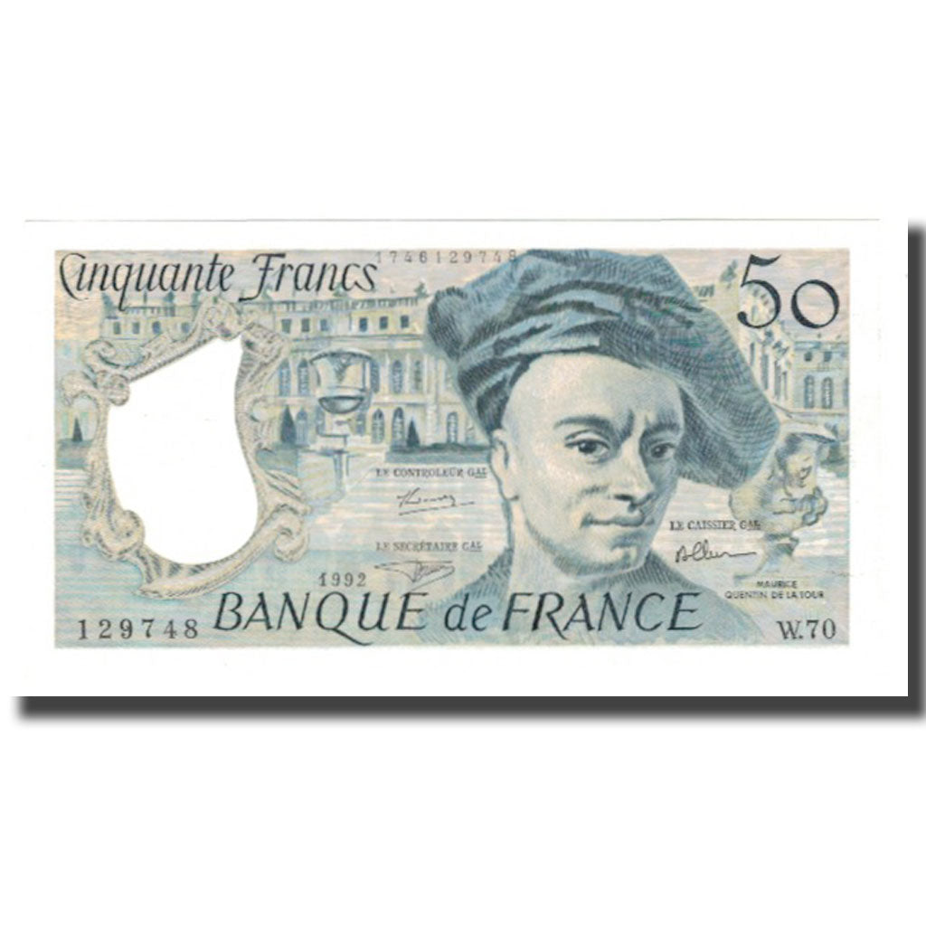 Frankreich, 50 Francs, 1976-1992, 1992, UNZ, Fayette:67.18, KM:152f