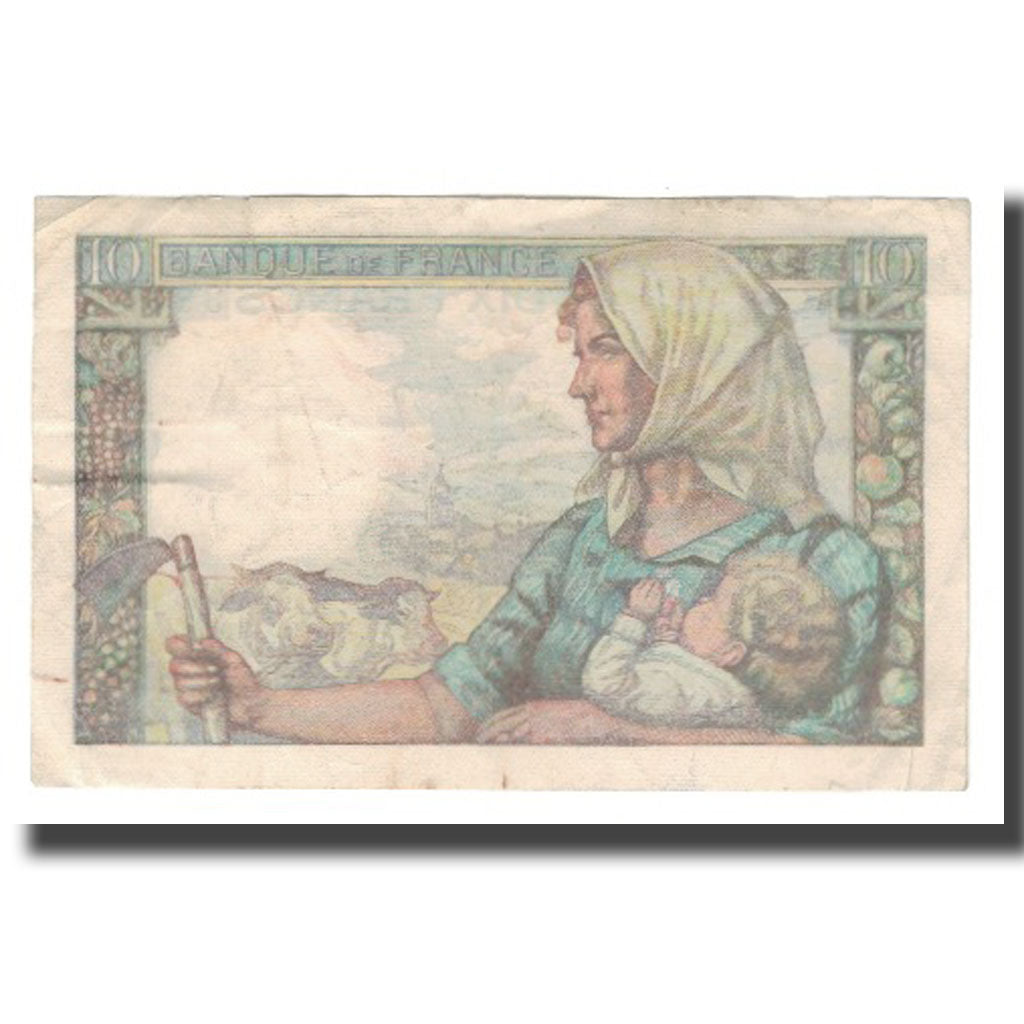 Francia, 10 Francs, 1941-1949, 1947-01-09, BB, Fayette:08.17, KM:99e