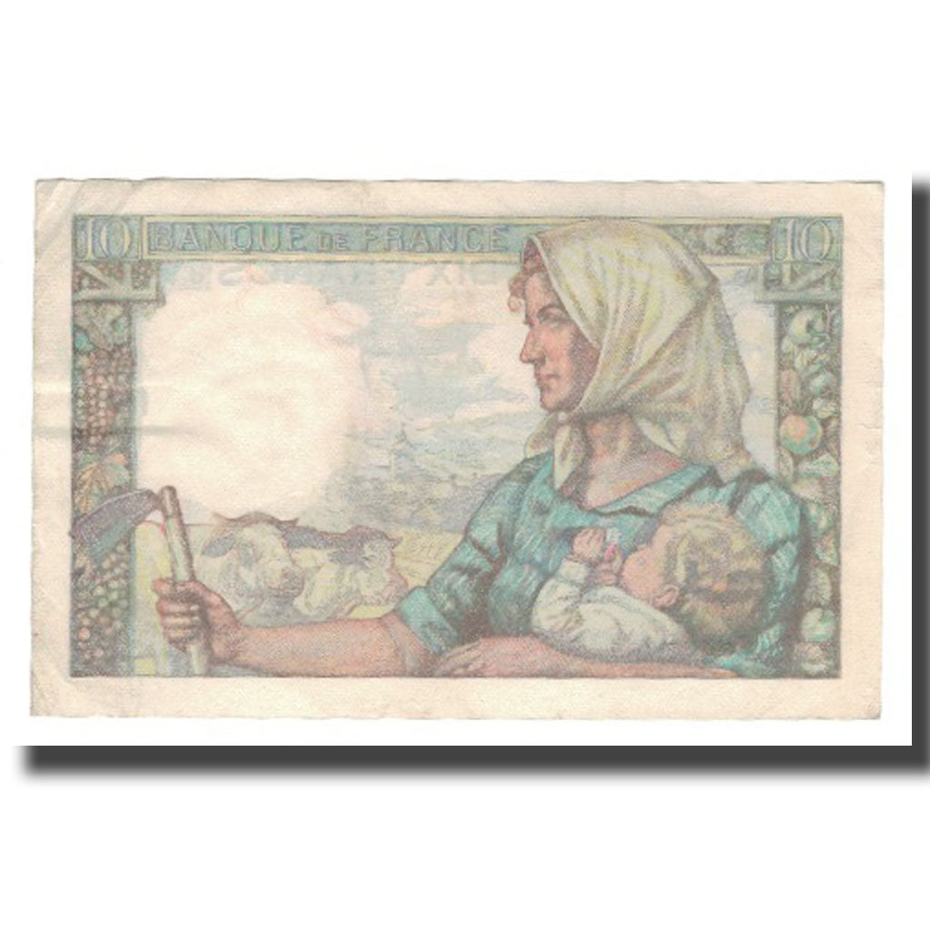 Francia, 10 Francs, 1941-1949, 1947-01-09, SPL-, Fayette:08.17, KM:99e