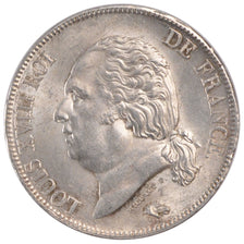 FRANCE, Louis XVIII, 5 Francs, 1824, Bayonne, KM #711.8, graded, PCGS,...