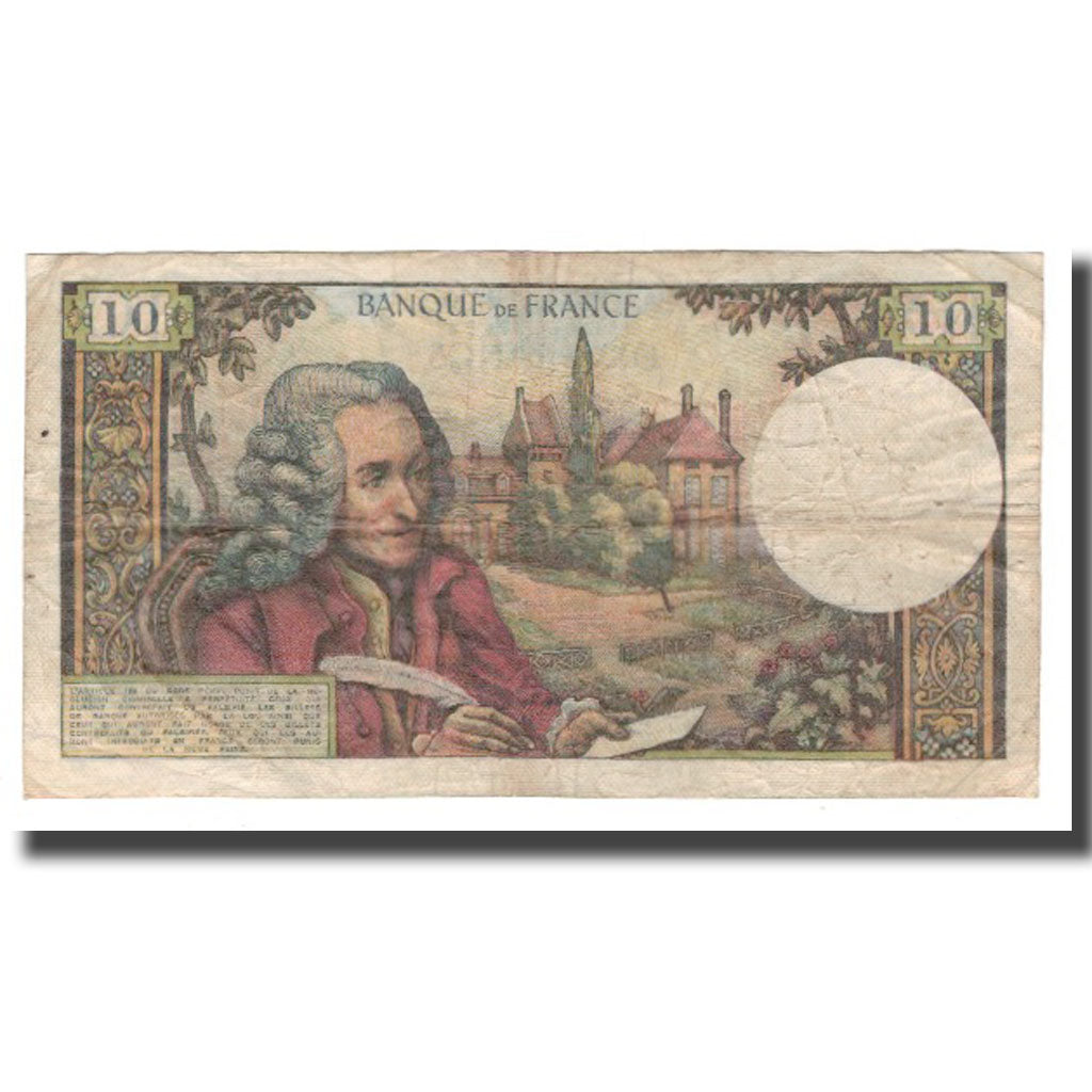 Francia, 10 Francs, 1971, 1971-01-08, BC+, Fayette:62.48, KM:147c