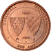 France, Medal, 1 Euro de Wasquehal, 1996, MS(60-62), Copper