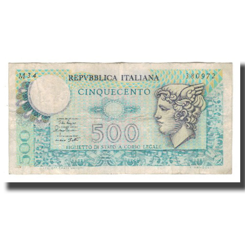 Banconote, Italia, 500 Lire, 1974-1979, KM:94, BB+