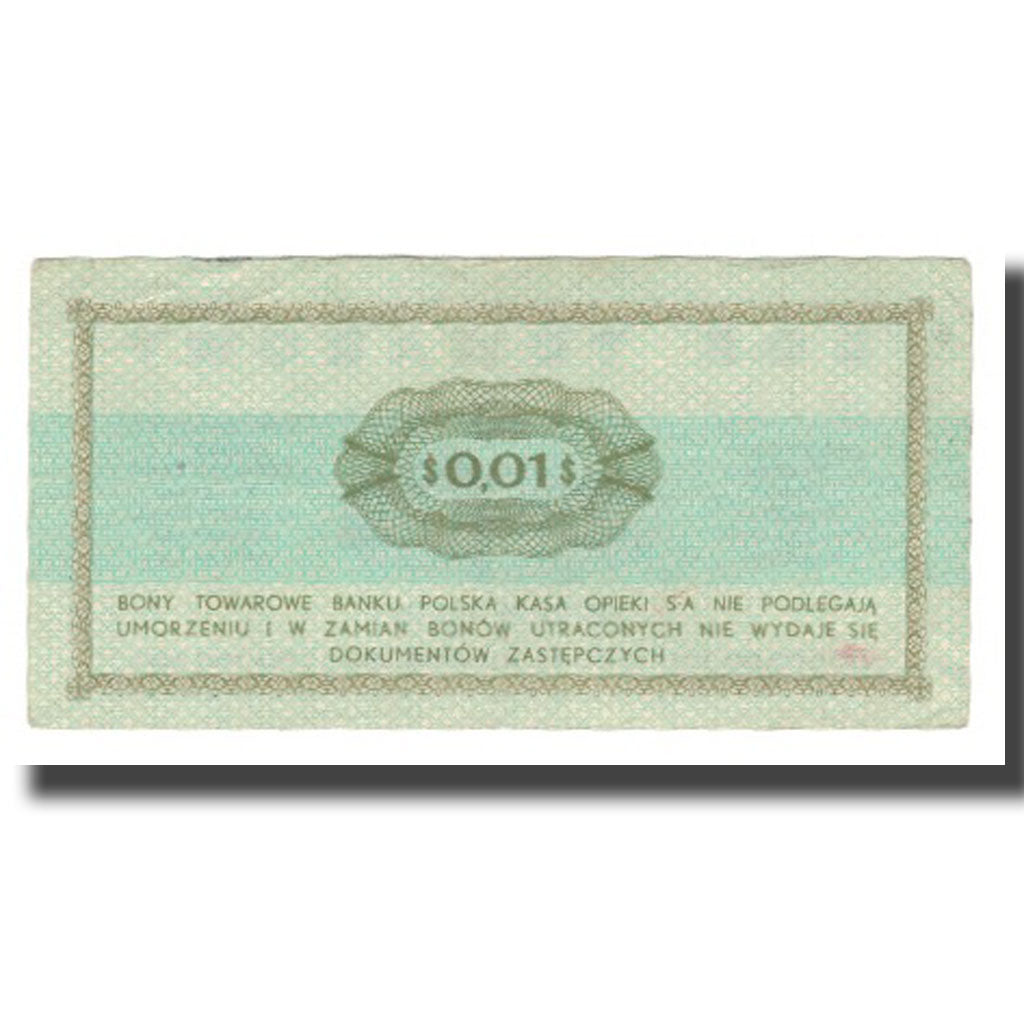 Nota, Polónia, 1 Cent, 1969, KM:FX47, UNC(60-62)