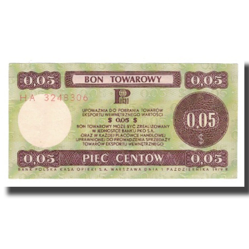 Banknote, Poland, 5 Cents, 1973, 1973-07-01, KM:FX49, UNC(60-62)