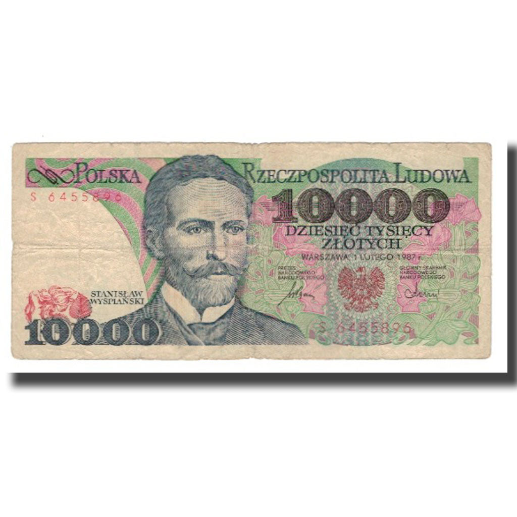 Banknote, Poland, 10,000 Zlotych, 1987, 1987-02-01, KM:151a, VF(30-35)