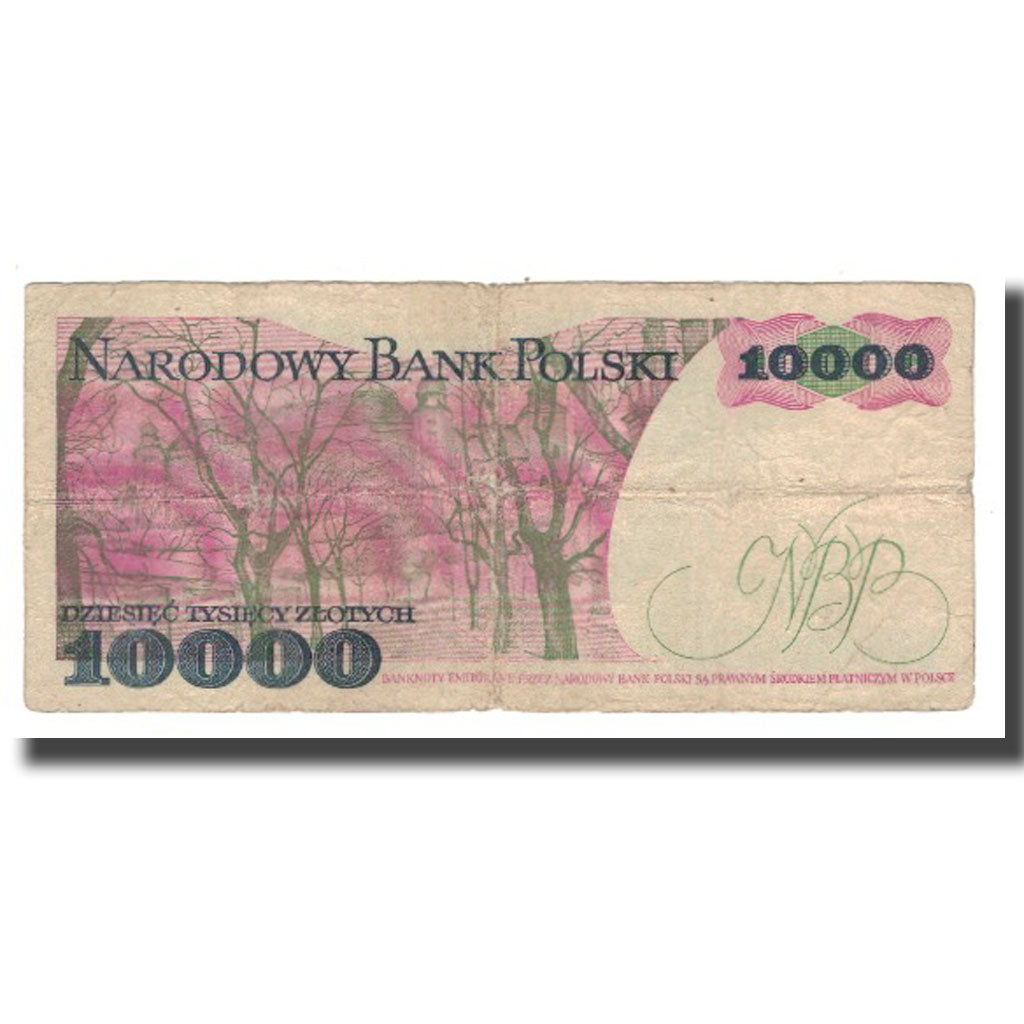 Banknote, Poland, 10,000 Zlotych, 1987, 1987-02-01, KM:151a, VF(30-35)