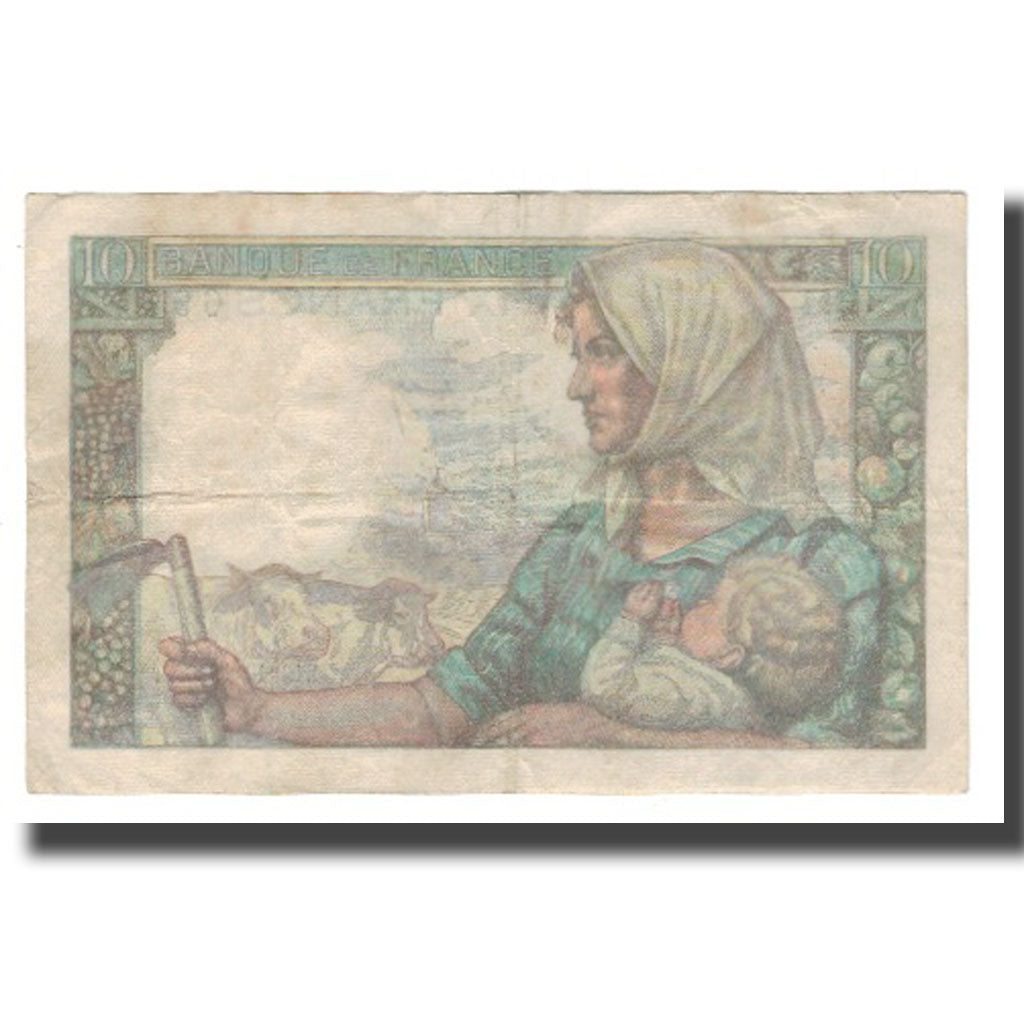 Frankreich, 10 Francs, 1946, 1946-12-19, S+, Fayette:08.16, KM:99e