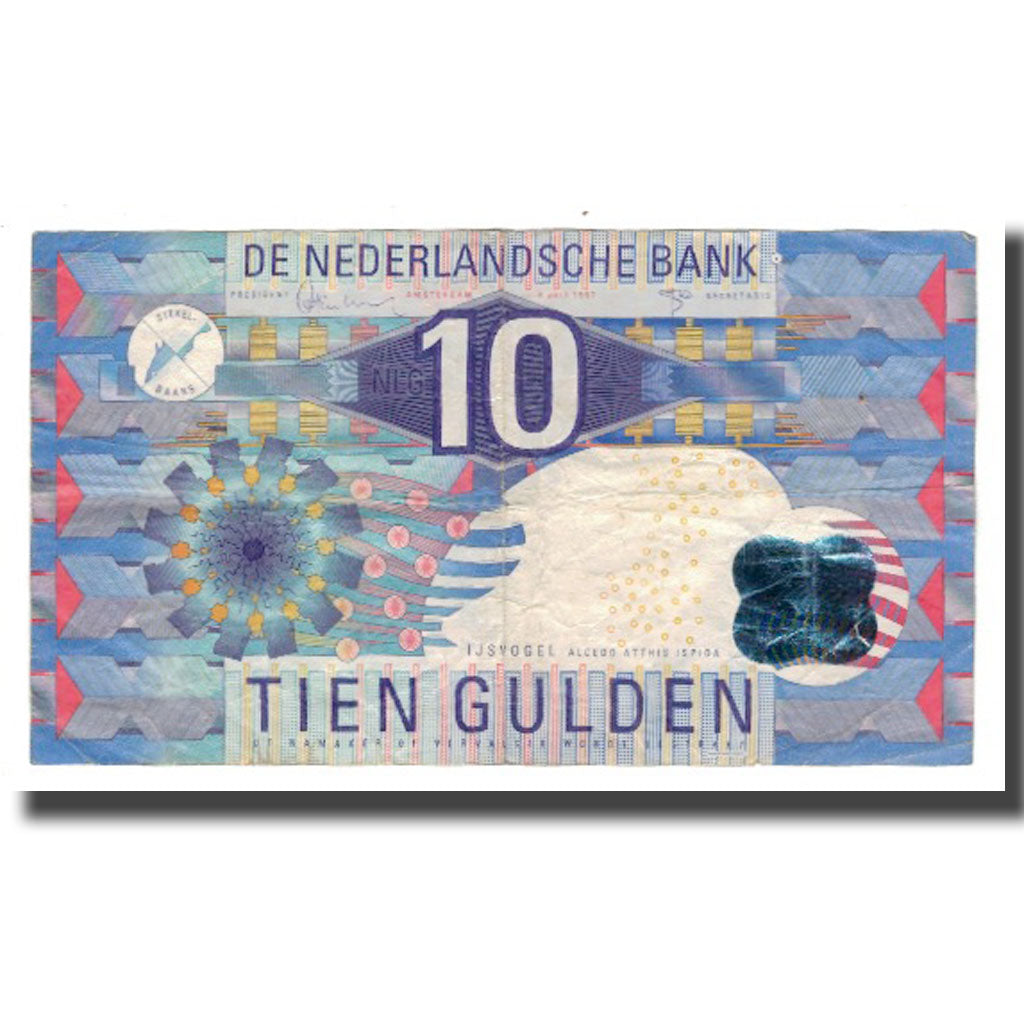 Geldschein, Niederlande, 10 Gulden, 1997, 1997-07-01, KM:99, SS