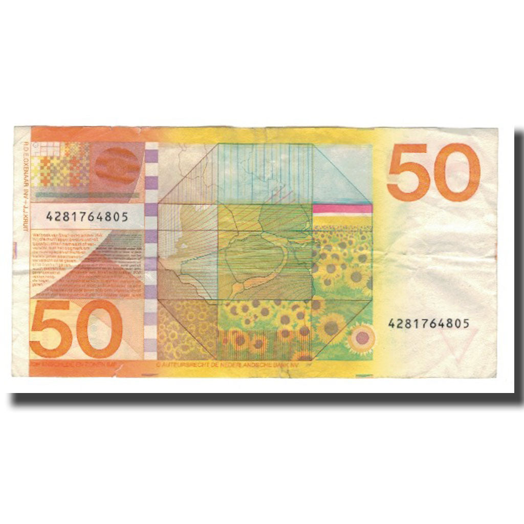 Banconote, Paesi Bassi, 50 Gulden, 1982, 1982-01-04, KM:96, BB