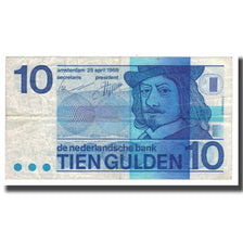 Geldschein, Niederlande, 10 Gulden, 1968, 1968-04-25, KM:91b, S+
