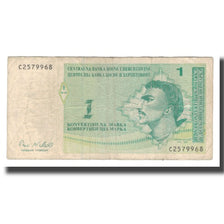 Banknote, Bosnia - Herzegovina, 1 Convertible Marka, Undated (1998), KM:59a