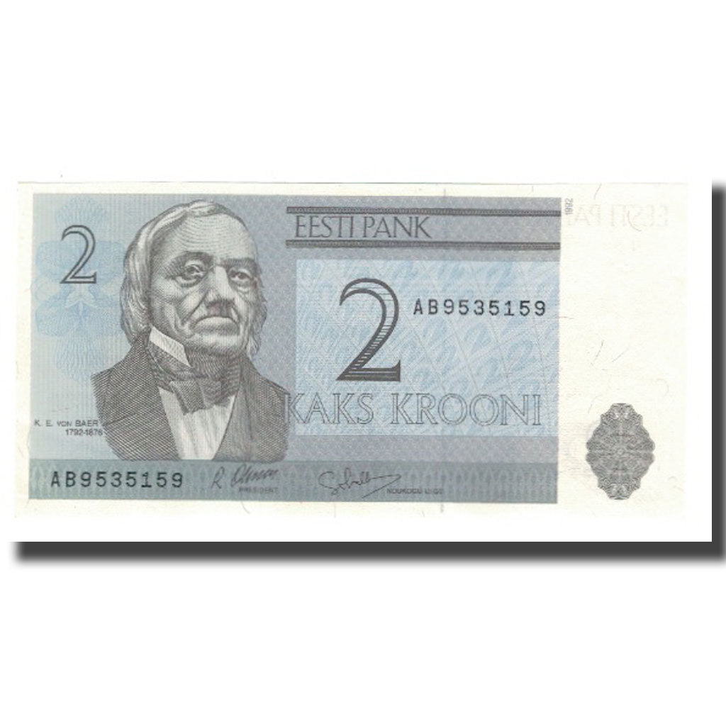 Billete, 2 Krooni, 1992, Estonia, KM:70a, UNC