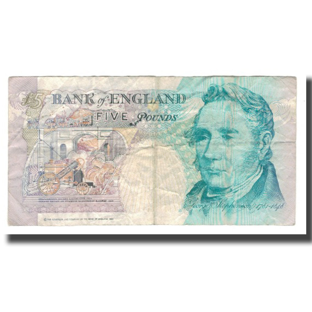 Geldschein, Großbritannien, 5 Pounds, undated (1991-1998), KM:382b, SS