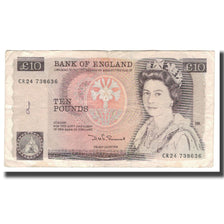 Banconote, Gran Bretagna, 10 Pounds, Undated (1975-92), KM:379b, MB+