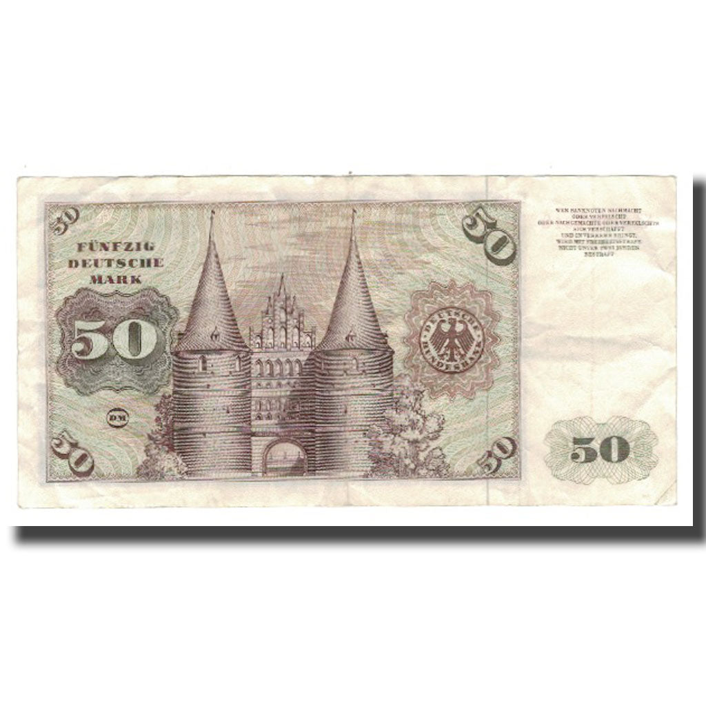 Banconote, GERMANIA - REPUBBLICA FEDERALE, 50 Deutsche Mark, 1977, 1977-06-01