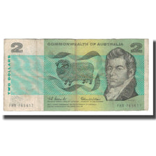 Biljet, Australië, 2 Dollars, Undated (1966-72), Undated (1966), KM:38a, TB+